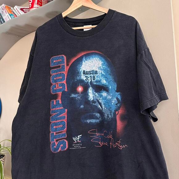 Vintage 1998 Stone Cold Steve Austin WWF Shirt - Picture 2 of 7
